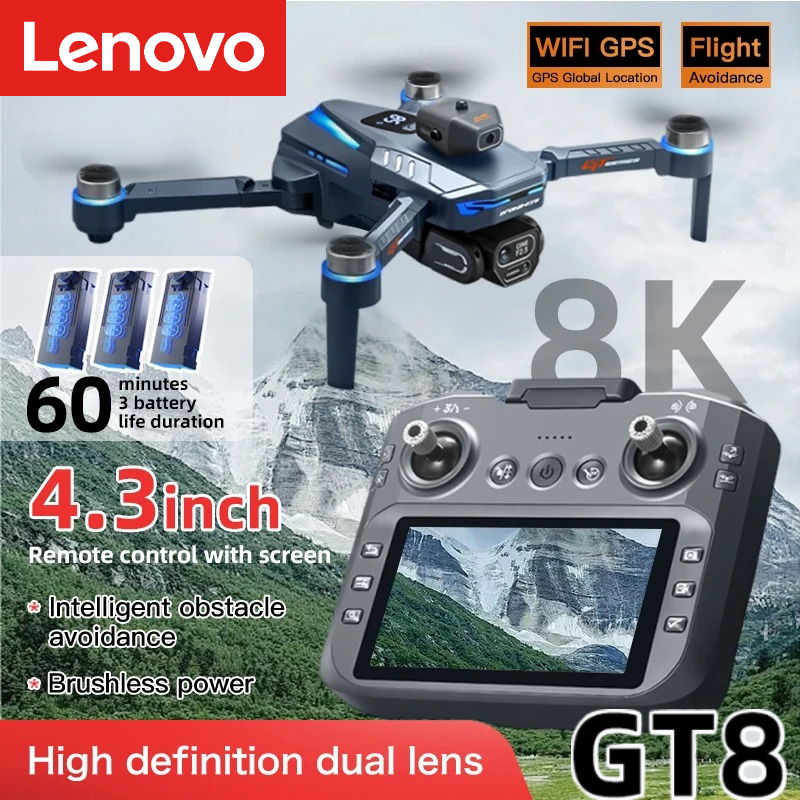 Drone Photogrammetry - Lenovo GT8 Drone 8K Professionele Dual
