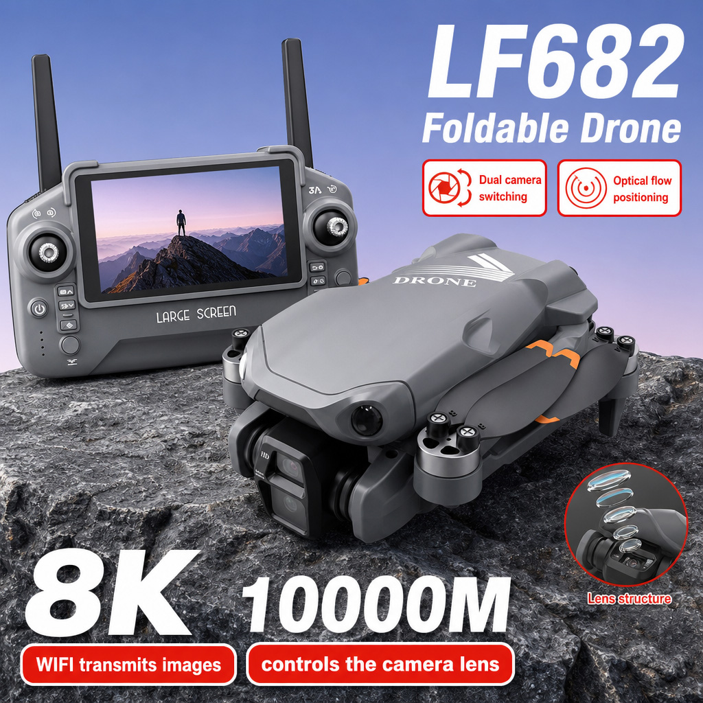 Drone Photogrammetry - Luchtfoto LF682 Drone 8K HD Dubbele