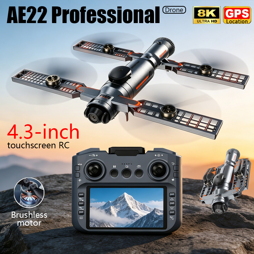 Drone Photogrammetry - Geüpgradede AE22 PRO MAX Opvouwbare Drone