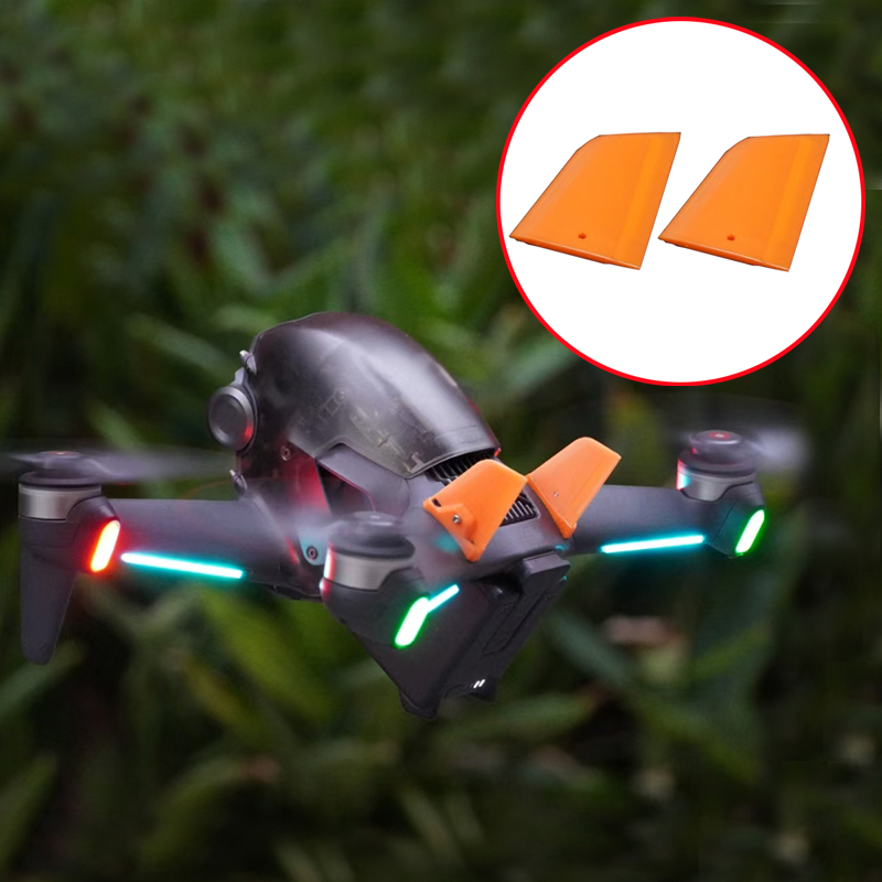 Drone 3D Modeling - Verticale Staart Vleugel Aerodynamische Vlucht Achter