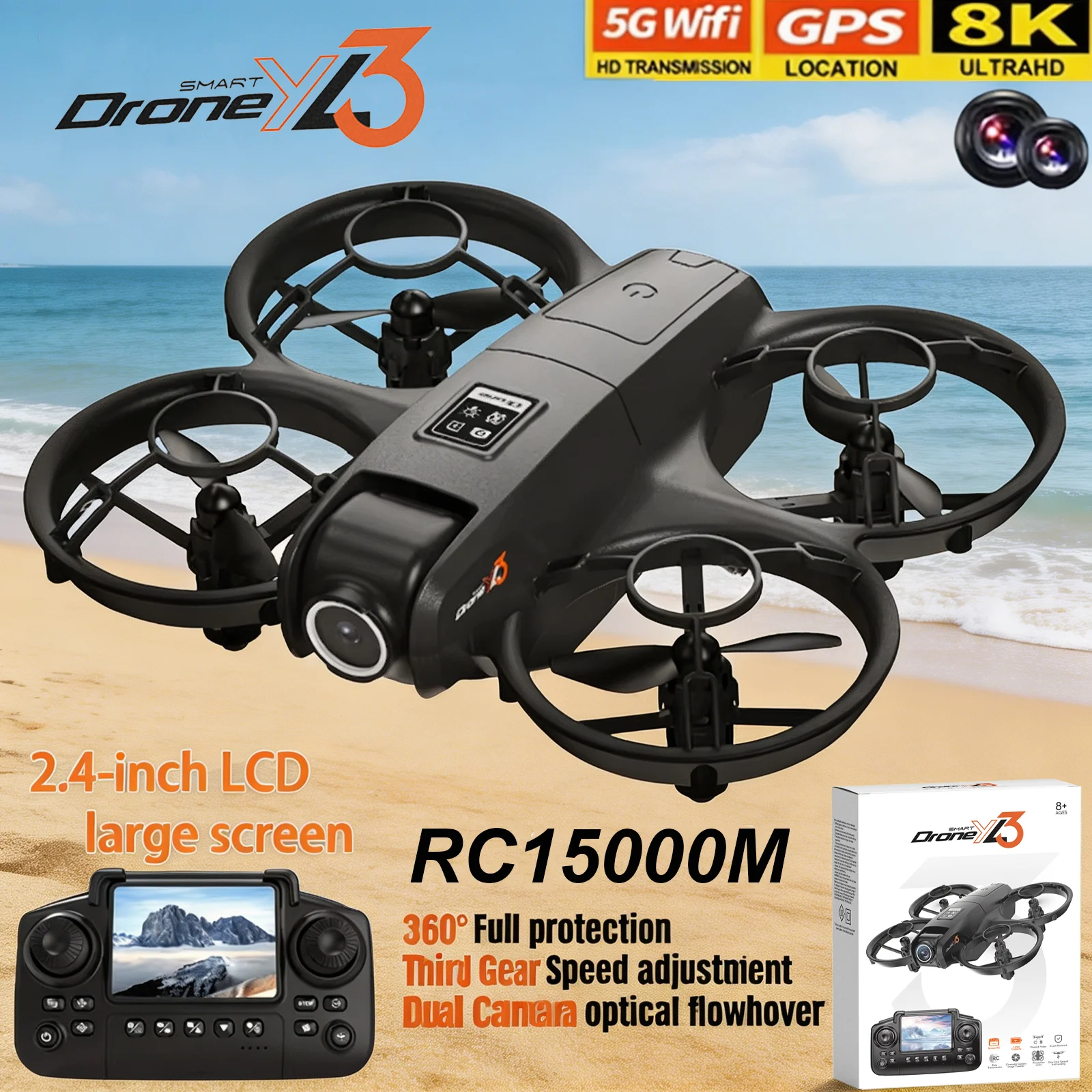 Drone Photogrammetry - Nieuwe YL3 RC Drone 8K 1080P