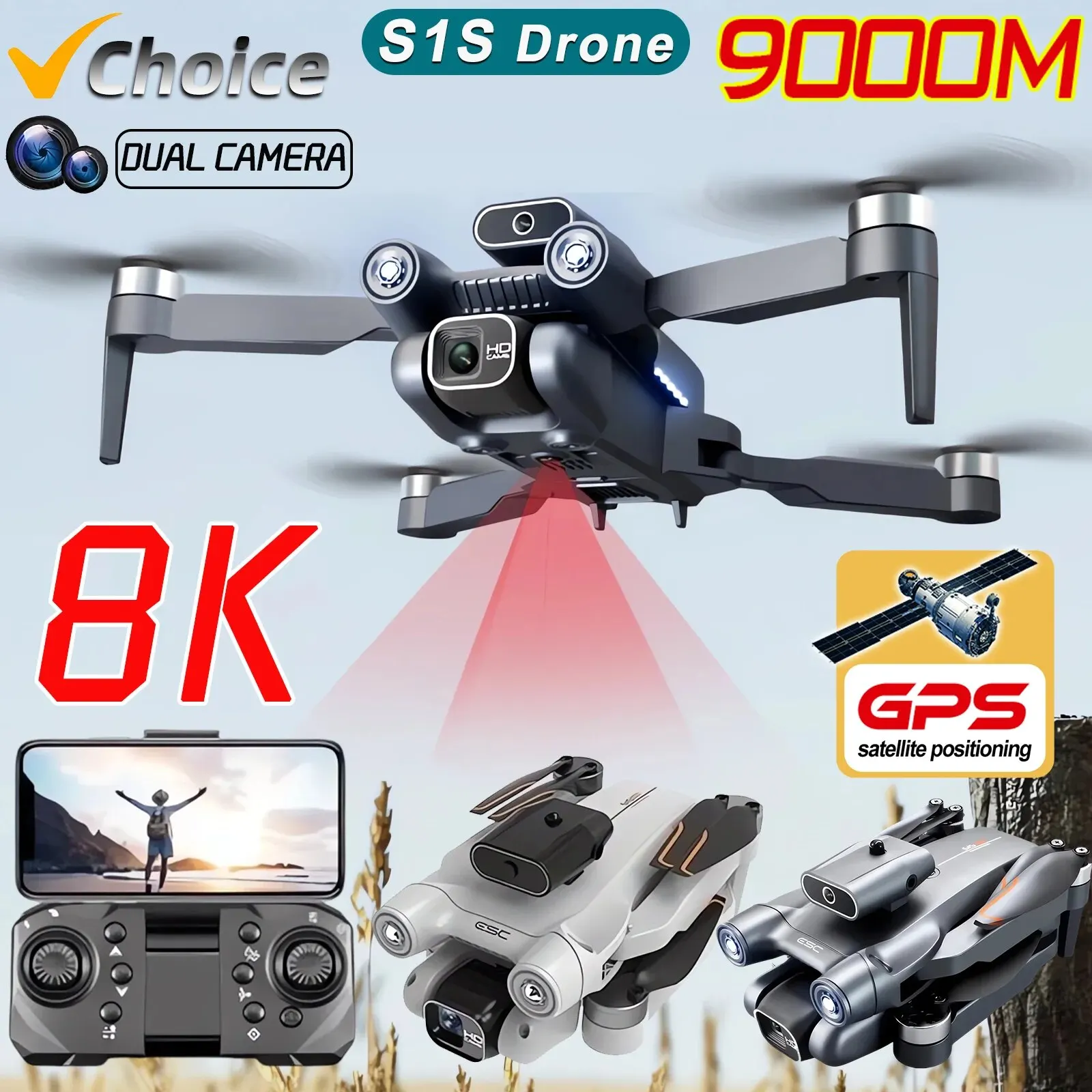 Nieuwe S 1S 5G Gps Drone Camer - Drone Photogrammetry recensie en prijs