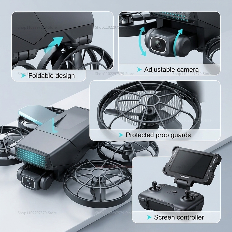 Nieuwe Drones M8 GPS 8K Profes - Drone Photogrammetry recensie en prijs